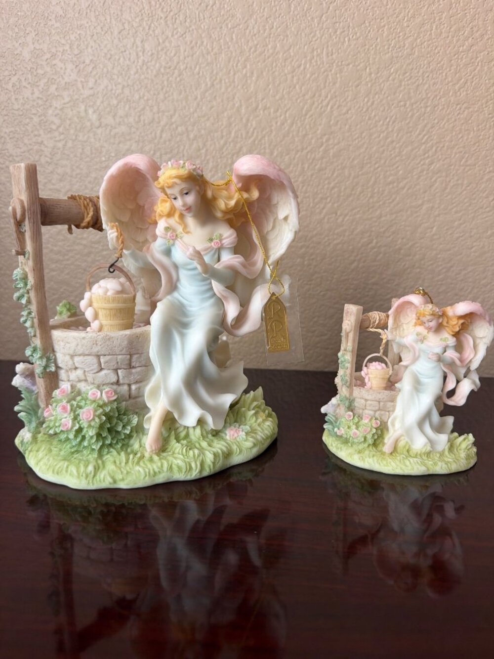 Seraphim Classics Phoebe Heart's Content 2002 Angel Figurine & Ornament Set